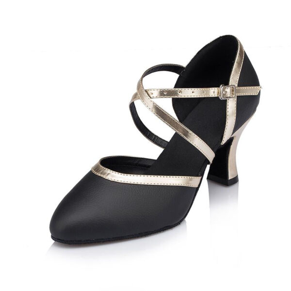 Women's Real Leather Customized Heel Ballroom Dance Shoes Modern Shoes Wedding Shoes - Image 6