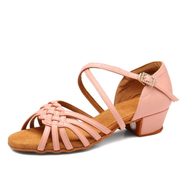 KCDANCE Kid's Satin 3.5cm Heel Ballroom Dance Shoes Latin Shoes - Image 2