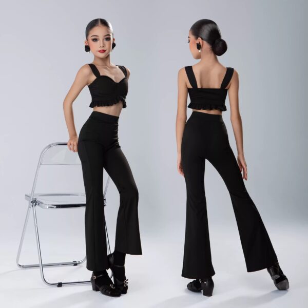 TID-Girls Dance Performance Dance Dancewear（Top + Pant） - Image 5