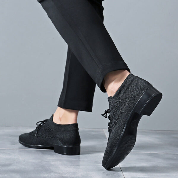 Men's Black 2.5cm Heels Ballroom Dance Shoes - Image 3