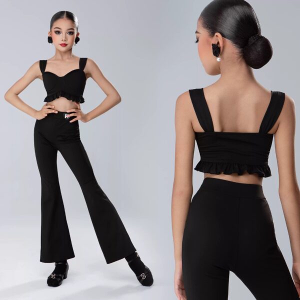 TID-Girls Dance Performance Dance Dancewear（Top + Pant）