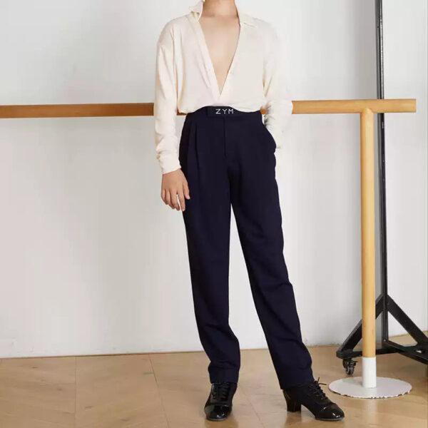 Z  Boy’s High-Waisted Dance Pants Latin Dance Practice Clothes