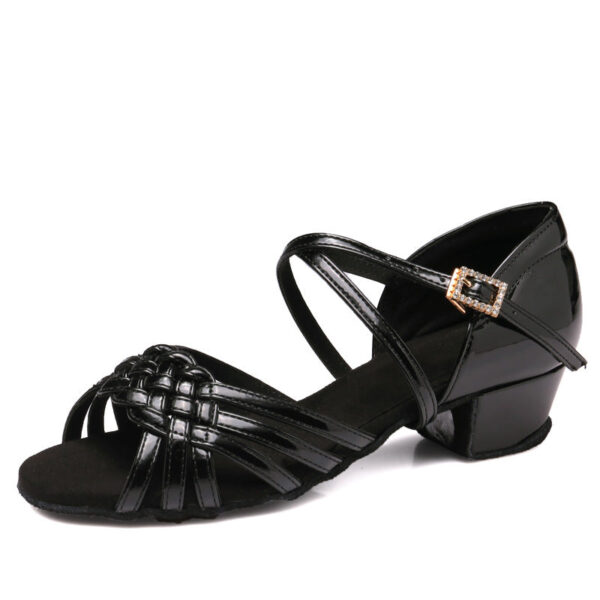 KCDANCE Kid's Satin 3.5cm Heel Ballroom Dance Shoes Latin Shoes - Image 9