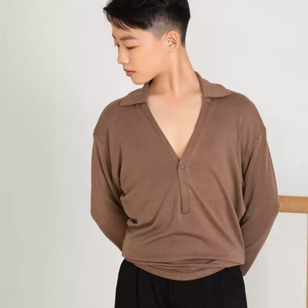 Z Boy’s Long-sleeved Dance Practice Tops Dancewear - Image 6