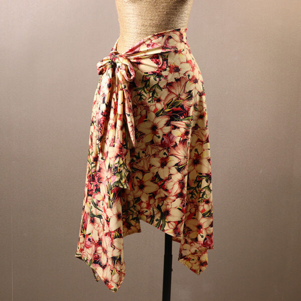 Women's Milk Silk Latin Dance Skirt Training Performance Wear - Image 8