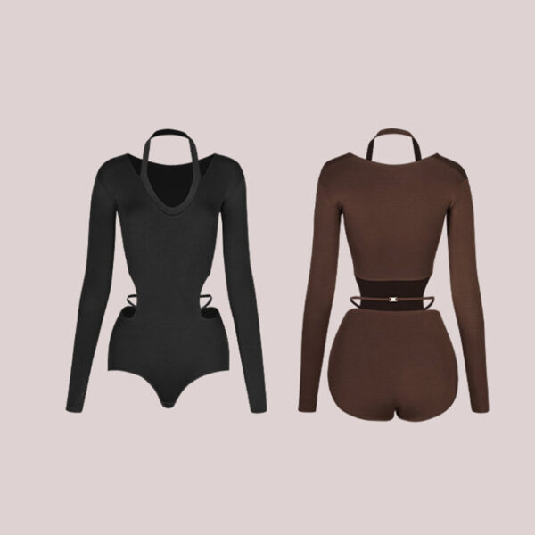 Z Girls  Long Sleeve Latin Dance Bodysuit Dance Wear - Image 2