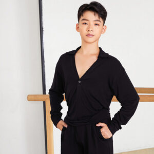 Z Boy’s Long-sleeved Dance Practice Tops Dancewear