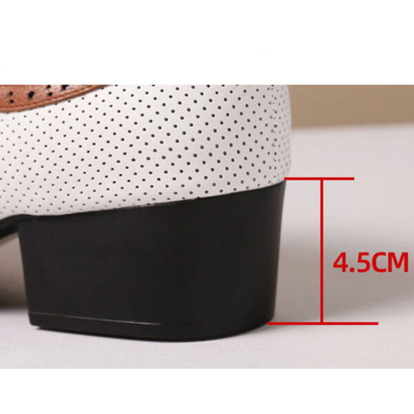 KCDANCE Men's 4.5cm Leatherette Heels Ballroom Dance Shoes - Image 9