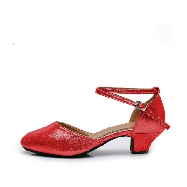 Women's Leatherette 3.5cm/5.5cm Heels Rubber Sole Swing Dance Shoes Ballroom Dance Shoes Modern Shoes - Image 7