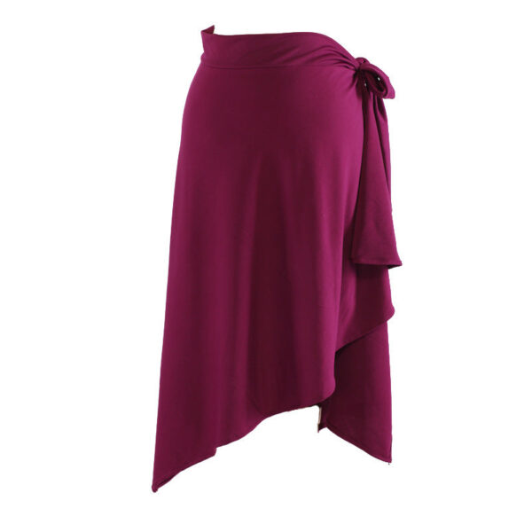 Women's Milk Silk Latin Dance Skirt Training Performance Wear - Image 3