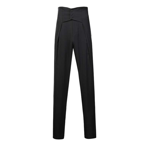 Z Men's Retro High-Waisted Dance Pants Latin Dance Practice Clothes - Image 5