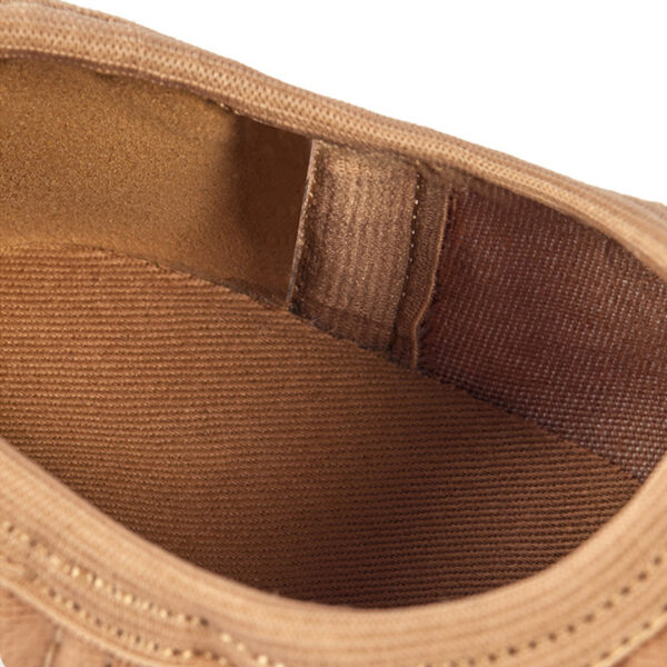 Kids Light Brown Canvas Flats Jazz Teaching & Practice Shoes - Image 6