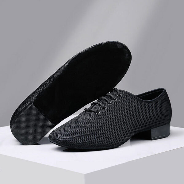 KCDANCE Men's 2.5cm Leatherette Heels Ballroom Dance Shoes - Image 4