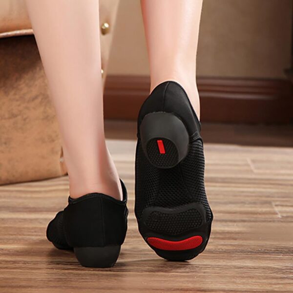 Women's Canvas 3cm Heels Teaching & Practice Shoes Ballroom Dance Shoes - Image 4