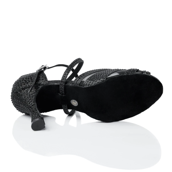 Women's Glitter Customized Heel Latin Shoes Salsa Shoes Ballroom Dance Shoes - Image 5