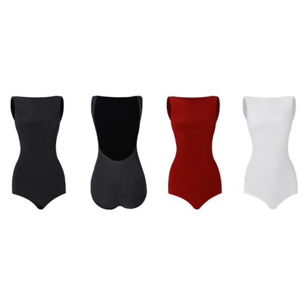 Z Girls Polyester Sleeveless Latin Dance Bodysuit Dance Wear - Image 8
