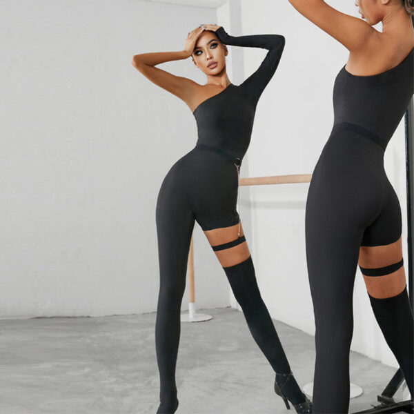 Z Women's Cotton Long Sleeve Bodysuit Practice Dance Wear Practice - Image 6