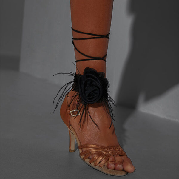 Z Women's Latin Dance Flower Accessories - Image 6