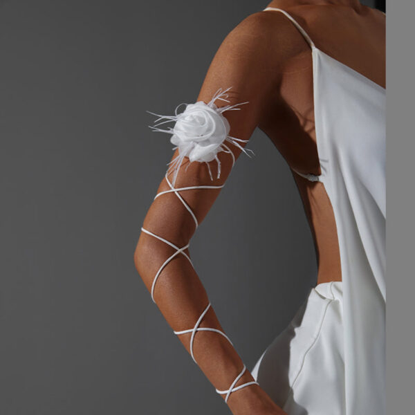 Z Women's Latin Dance Flower Accessories - Image 2