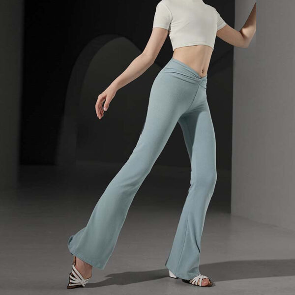 Z Girls Latin Dance PracticePants High Waist Dance Pants - Image 2