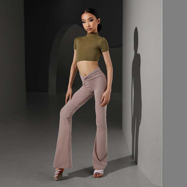 Z Girls Latin Dance PracticePants High Waist Dance Pants - Image 9