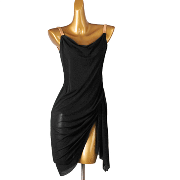 Customisable-Women's Rumba Spaghetti Straps Latin Dance Practice Dresses Performance Dresses - Image 8