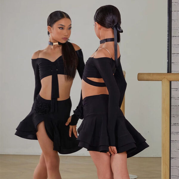Z Girls Long-sleeved Dance Practice Tops Dancewear - Image 6