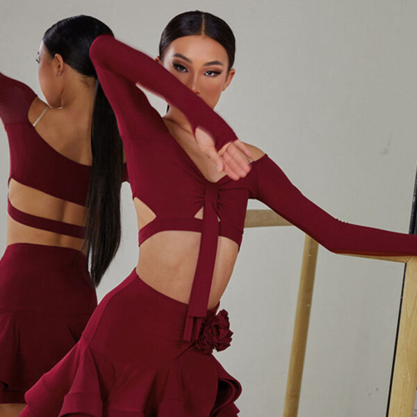 Z Girls Long-sleeved Dance Practice Tops Dancewear - Image 8