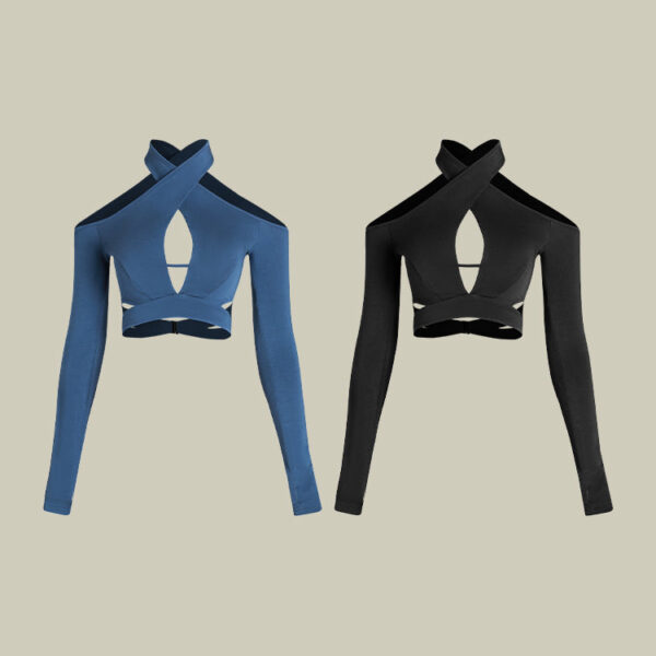 Z Girls Long-sleeved Dance Tops Practice Bodysuit - Image 9