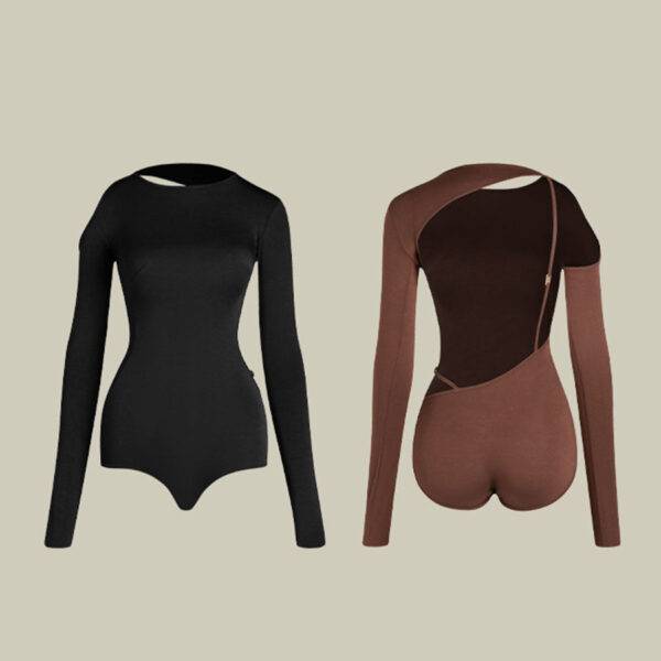 Z Girls Long-sleeved Dance Tops Practice Bodysuit - Image 2