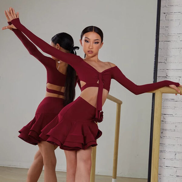 Z Girls Swing Dress Skirts Practice Dancewear - Image 2