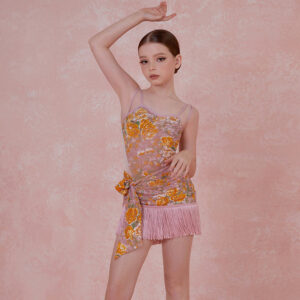 Z Girls Lace Swing Dance Skirts Practice Dancewear