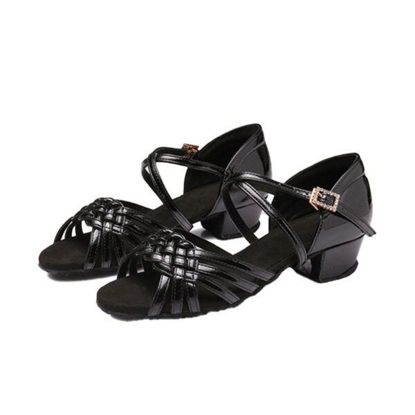 KCDANCE Kid's Satin 3.5cm Heel Ballroom Dance Shoes Latin Shoes - Image 7