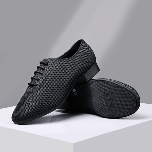 KCDANCE Men's 2.5cm Leatherette Heels Ballroom Dance Shoes - Image 2