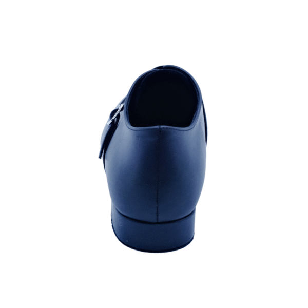 Men's 2cm Black Leatherette Heels Ballroom Dance Shoes - Image 3
