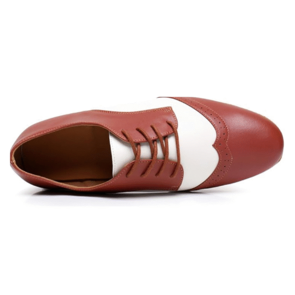 Men's 2cm Leatherette Heels Ballroom Dance Shoes - Image 2