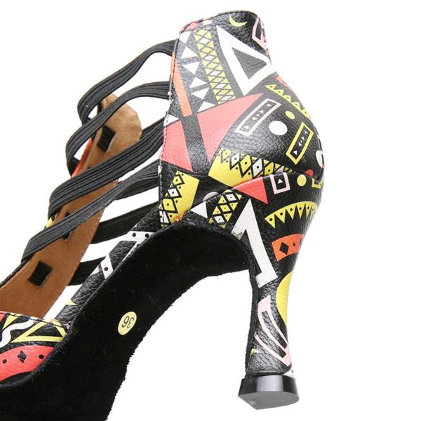 Women's Leatherette Customized HeelSalsa Shoes/Dance Boots Ballroom Dance Shoes - Image 8