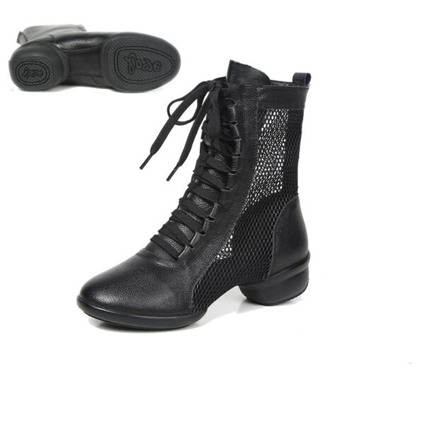 Women's Leatherette 4cm Heels With Lace-up Dance Shoes/Dance Boots/Jazz Boots - Image 8