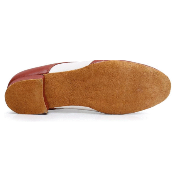 Men's 2cm Leatherette Heels Ballroom Dance Shoes - Image 3