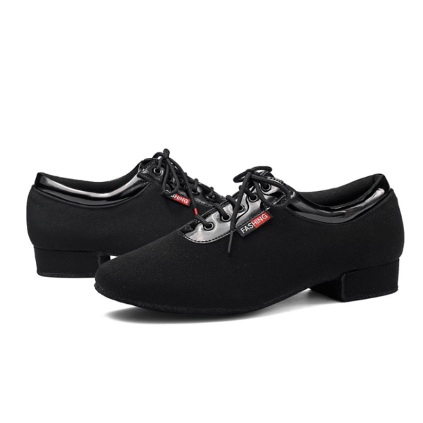 Men's Black 2.5cm Heels Ballroom Dance Shoes - Image 2