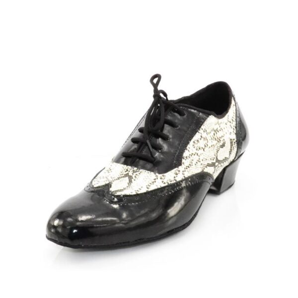 Men's Leatherette Heels Ballroom Dance Shoes Latin Shoes - Image 2