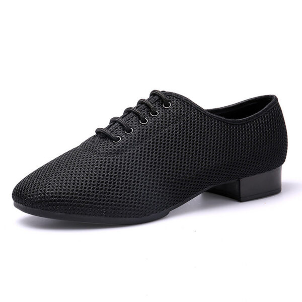 KCDANCE Men's 2.5cm Leatherette Heels Ballroom Dance Shoes - Image 5