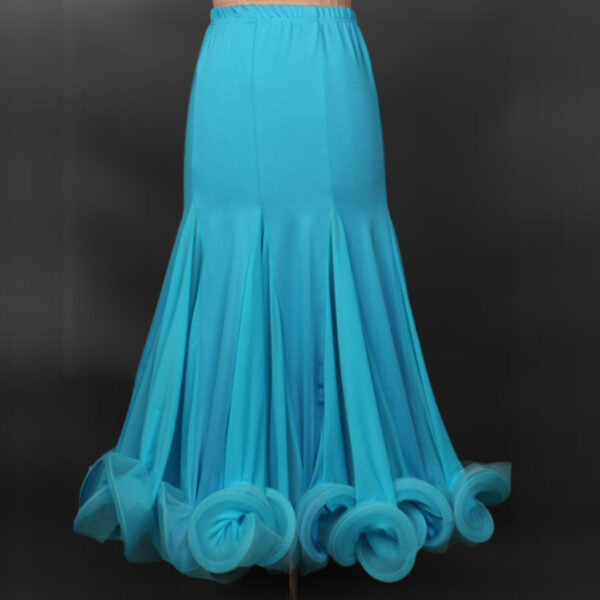 Customisable-Women's Ballroom Dance Skirt Training Performance Dancewear - Image 7