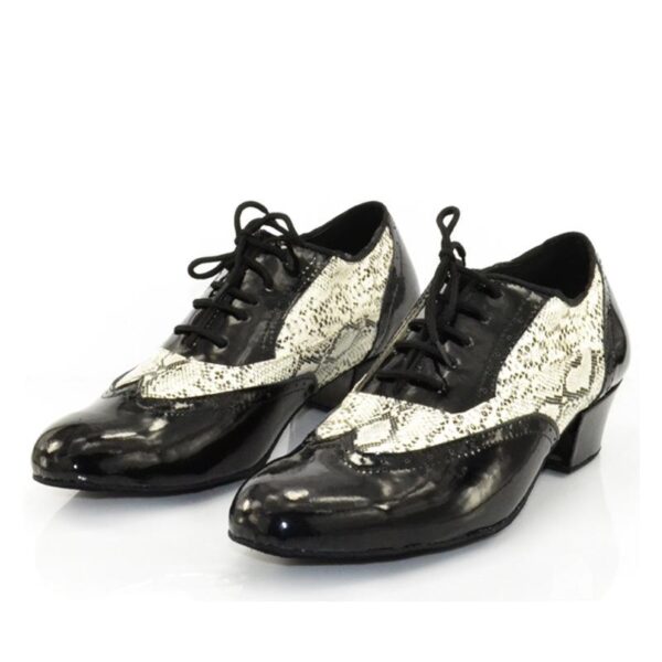 Men's Leatherette Heels Ballroom Dance Shoes Latin Shoes