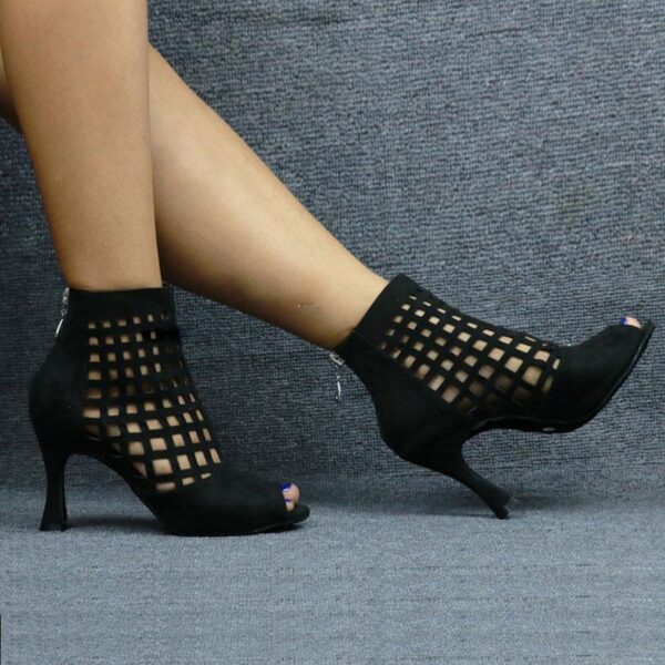 DS Women's Leatherette Customized Heel Heels Dance Boots Jazz Dancing Shoes - Image 2