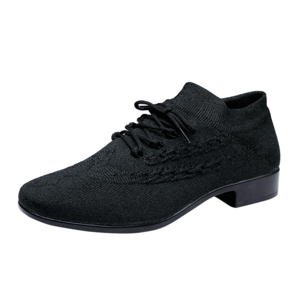 Men's Black 2.5cm Heels Ballroom Dance Shoes - Image 9