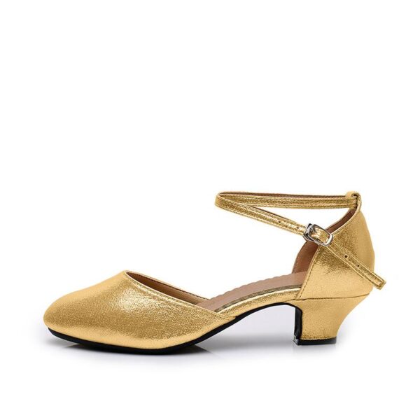 Women's Leatherette 3.5cm/5.5cm Heels Rubber Sole Swing Dance Shoes Ballroom Dance Shoes Modern Shoes - Image 4