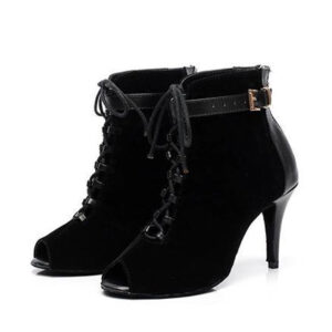 Women's Suede Customized Heel Dance Boots Heel Heels Dance Boots Jazz Salsa Dancing Shoes