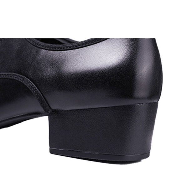 KCDANCE Men's Black Leatherette 4cm Heels Ballroom Dance Shoes Modern Dance Shoes - Image 6