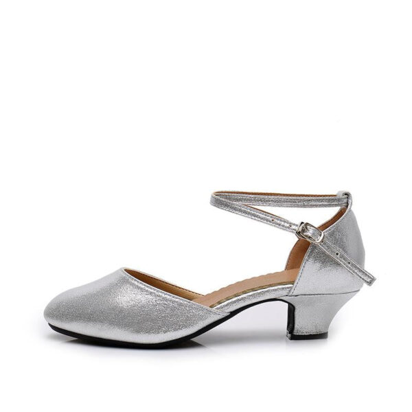 Women's Leatherette 3.5cm/5.5cm Heels Rubber Sole Swing Dance Shoes Ballroom Dance Shoes Modern Shoes - Image 5